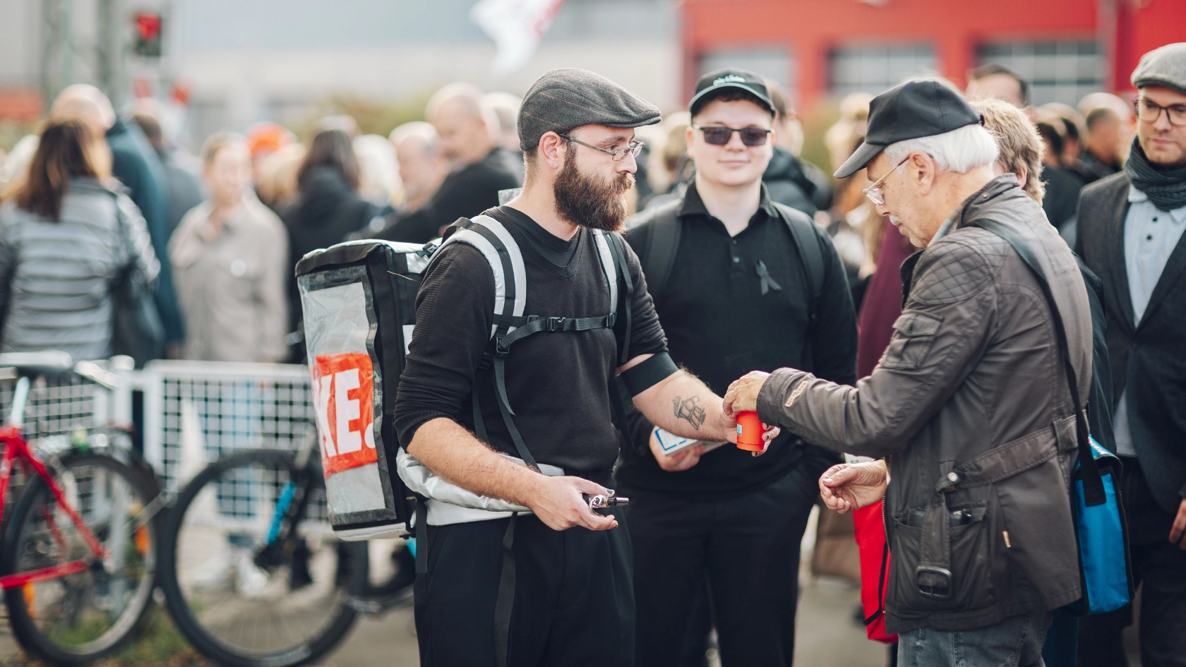 Bilder der Demo in Wetzlar am 09.10.2025
