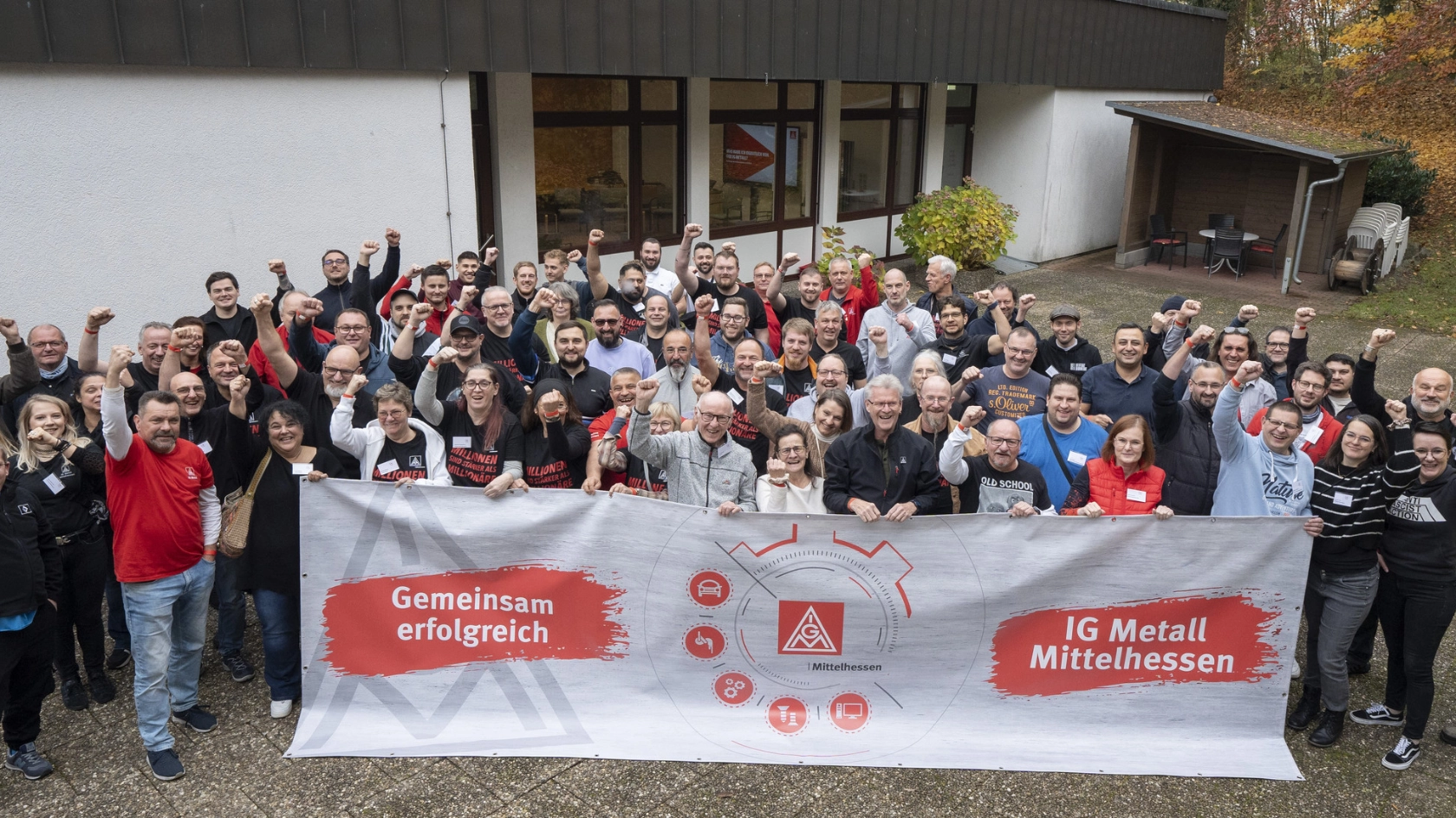 Vom 7. bis 9. November 2025 trafen sich engagierte Kolleginnen und Kollegen der IG Metall Mittelhessen in der ver.di-Bildungsstätte Gladenbach, um gemeinsam die Zukunft zu gestalten.