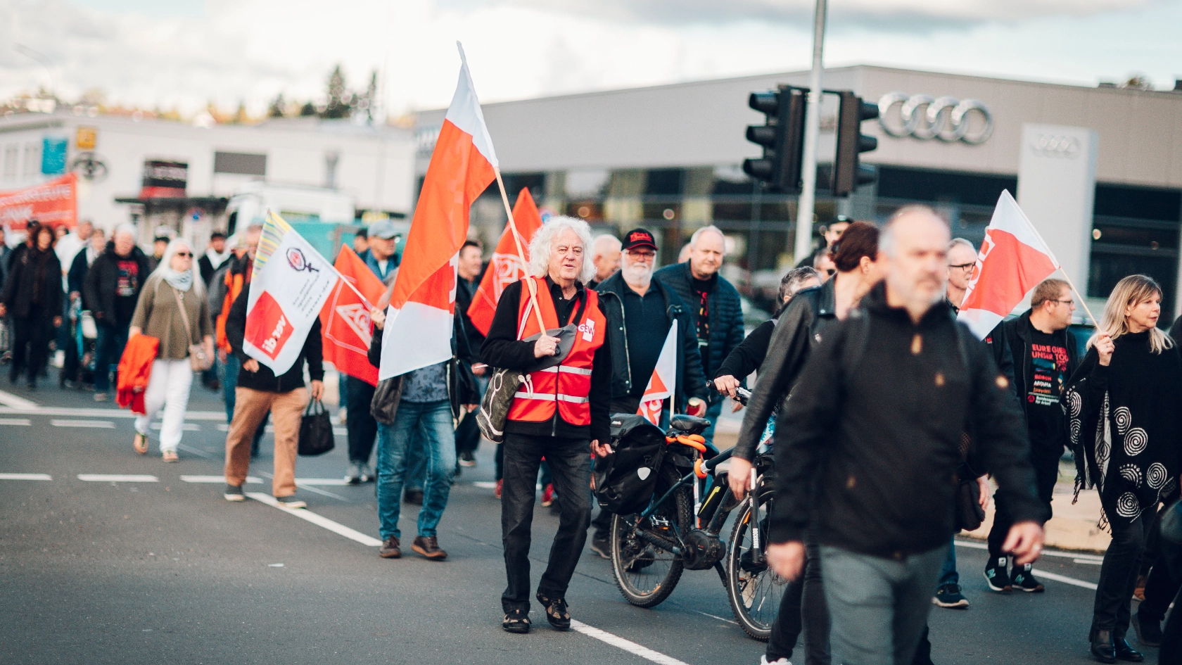 Bilder der Demo in Wetzlar am 09.10.2025