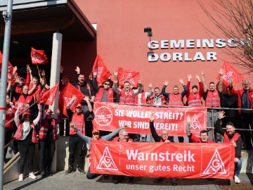Erneuter Warnstreik bei Stanley Feinwerktechnik