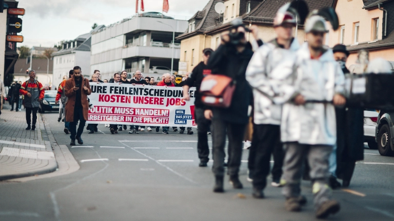 Bilder der Demo in Wetzlar am 09.10.2025