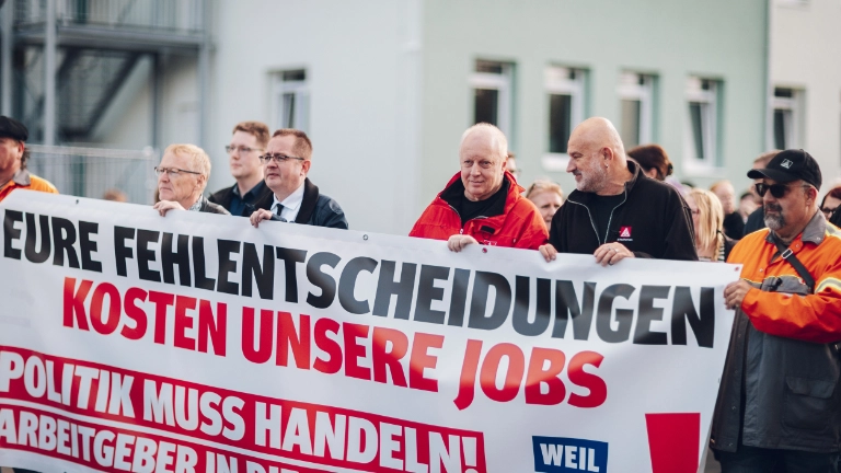 Bilder der Demo in Wetzlar am 09.10.2025