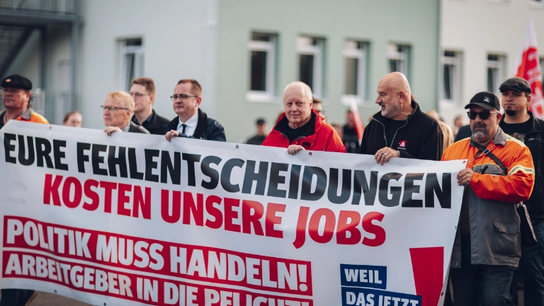 Bilder der Demo in Wetzlar am 09.10.2025