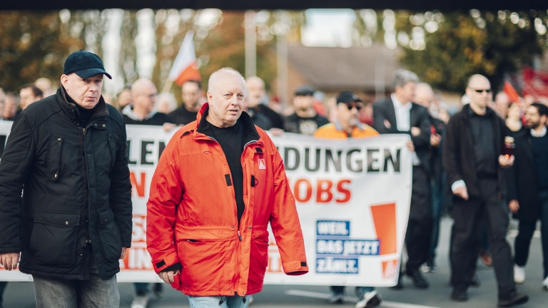 Bilder der Demo in Wetzlar am 09.10.2025