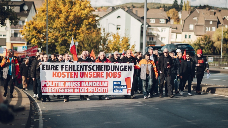 Bilder der Demo in Wetzlar am 09.10.2025