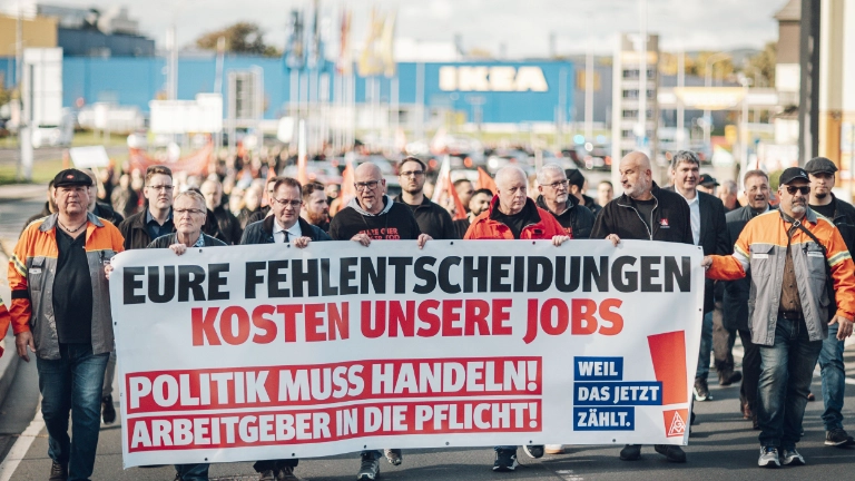 Bilder der Demo in Wetzlar am 09.10.2025