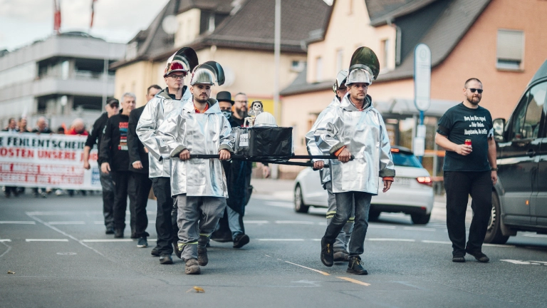 Bilder der Demo in Wetzlar am 09.10.2025