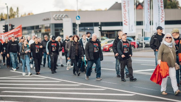 Bilder der Demo in Wetzlar am 09.10.2025