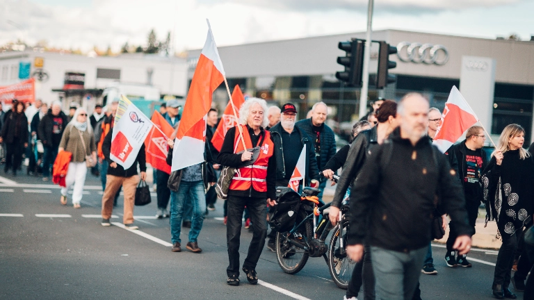 Bilder der Demo in Wetzlar am 09.10.2025