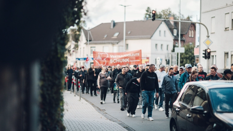 Bilder der Demo in Wetzlar am 09.10.2025