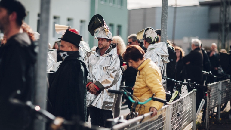 Bilder der Demo in Wetzlar am 09.10.2025