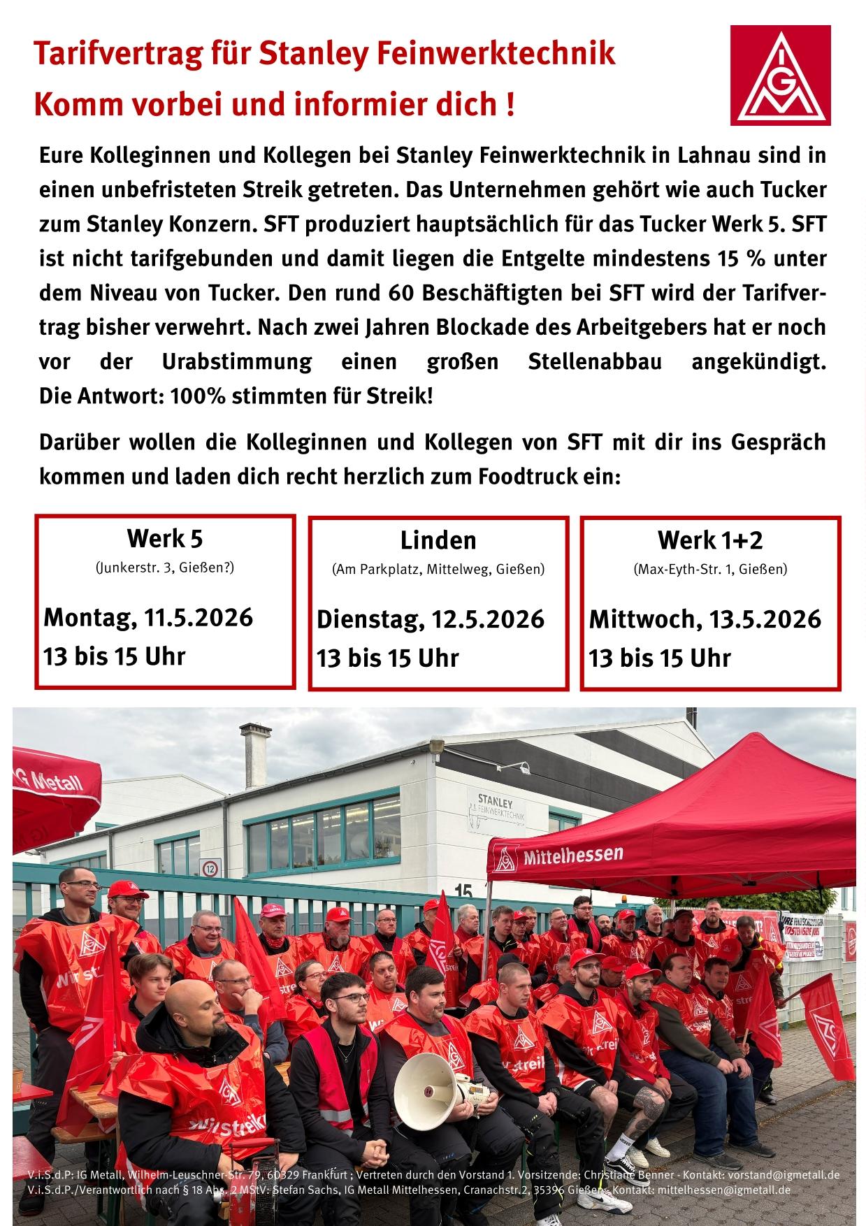 Stanley Feinwerktechnik Aktionstage bei Tucker