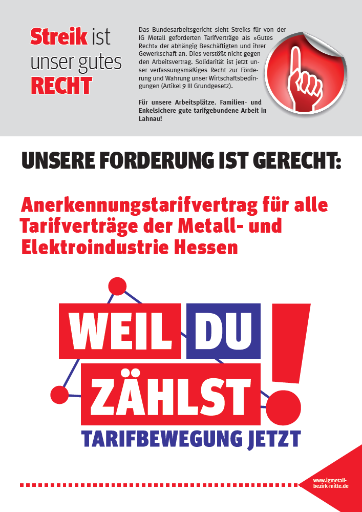 Unbefristeter Streik bei Stanley Feinwerktechnik